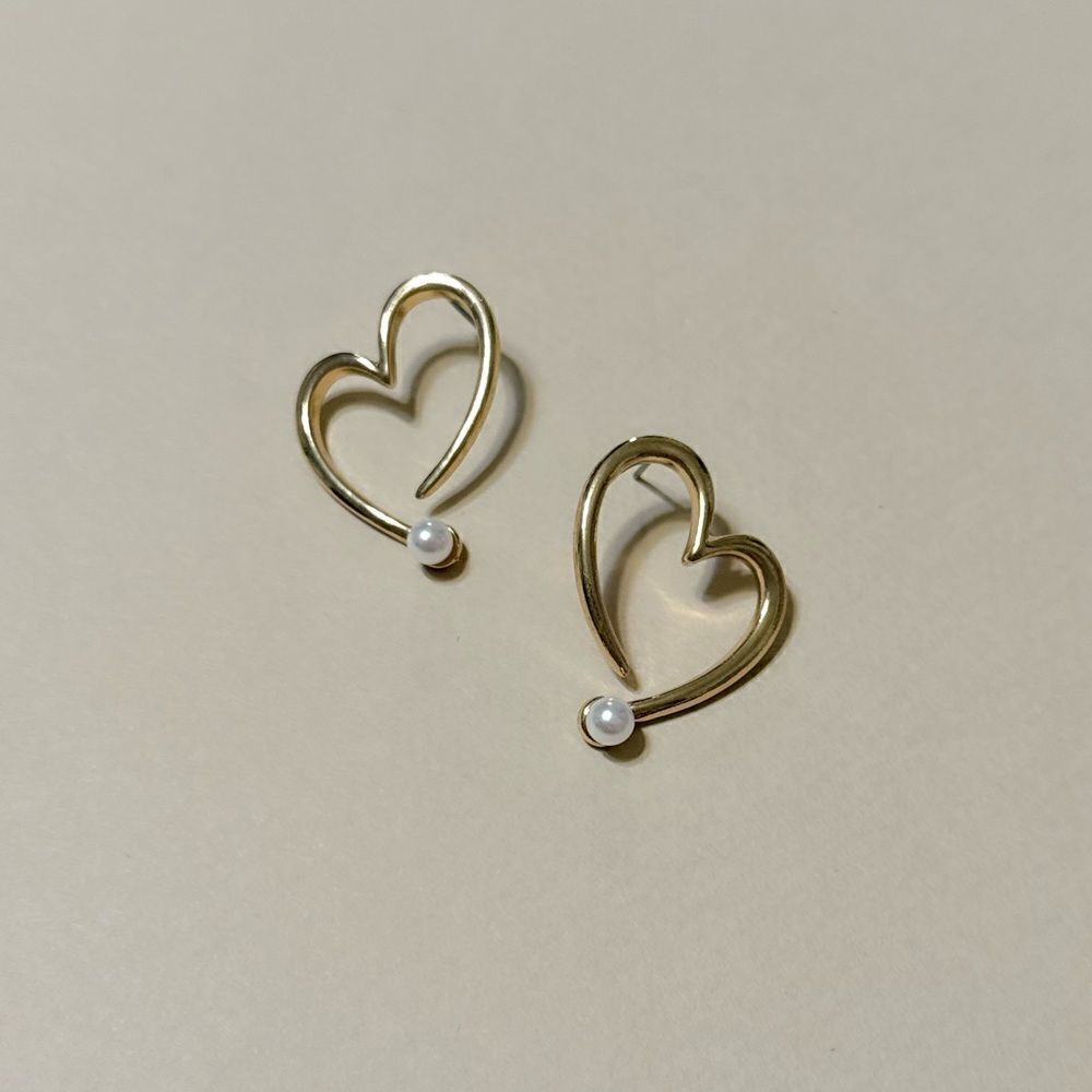 Heart earrings  N822